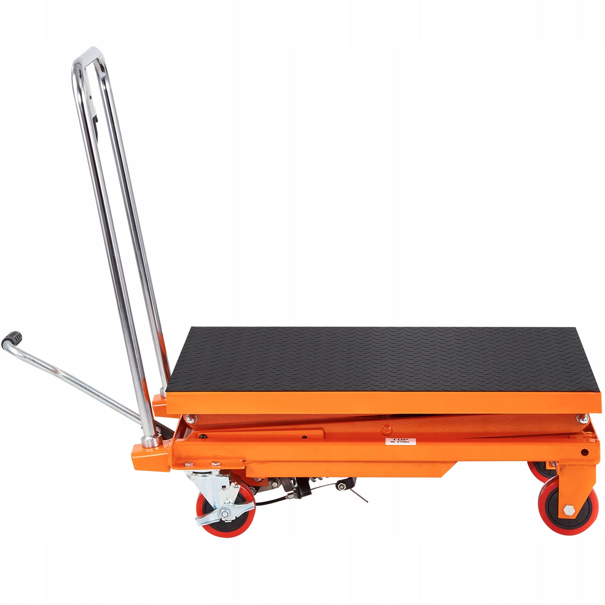 Hydraulic Table Load Capacity 150KG With 4 Wheels And Anti Slip Pad