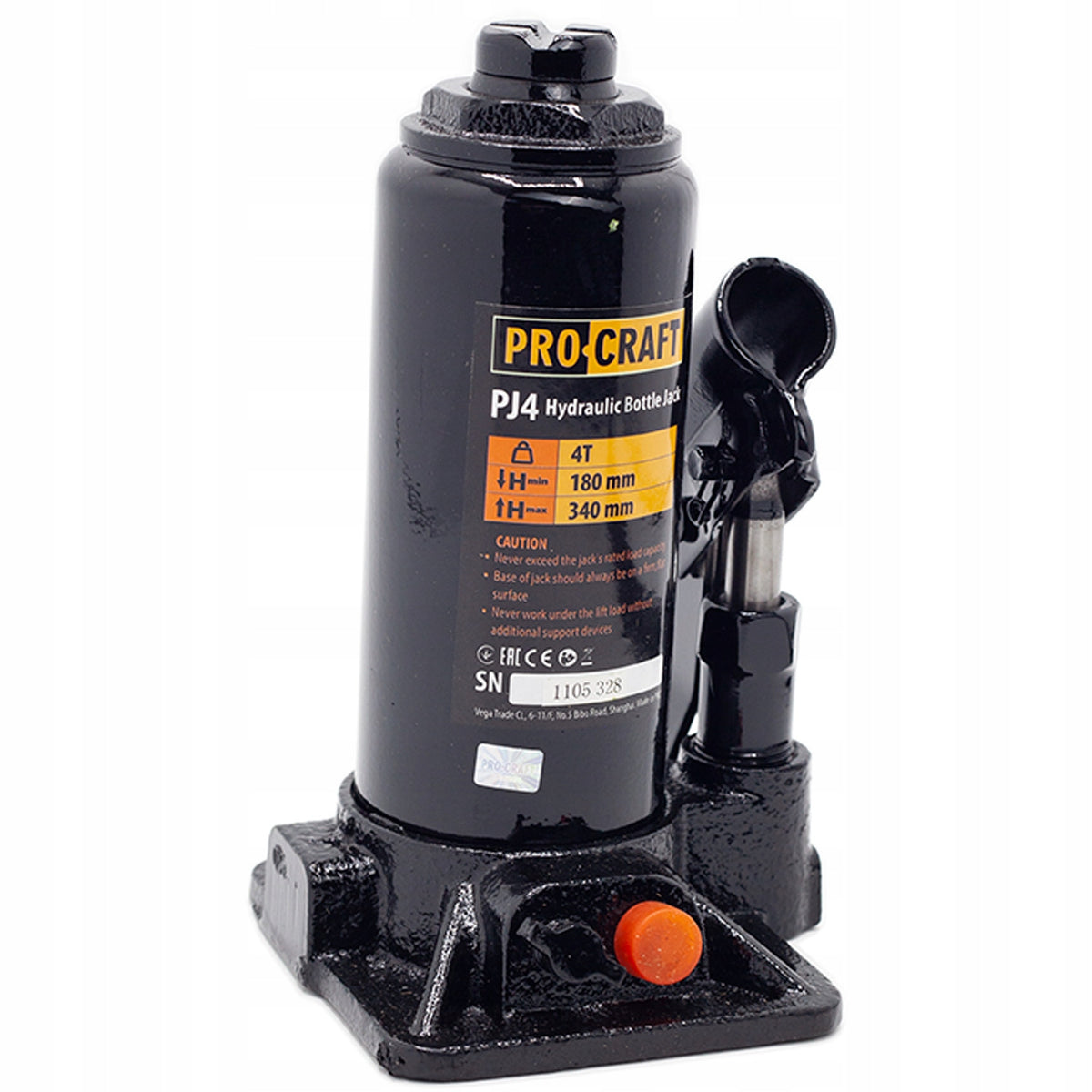 Hydraulic bollard lift Procraft PJ4