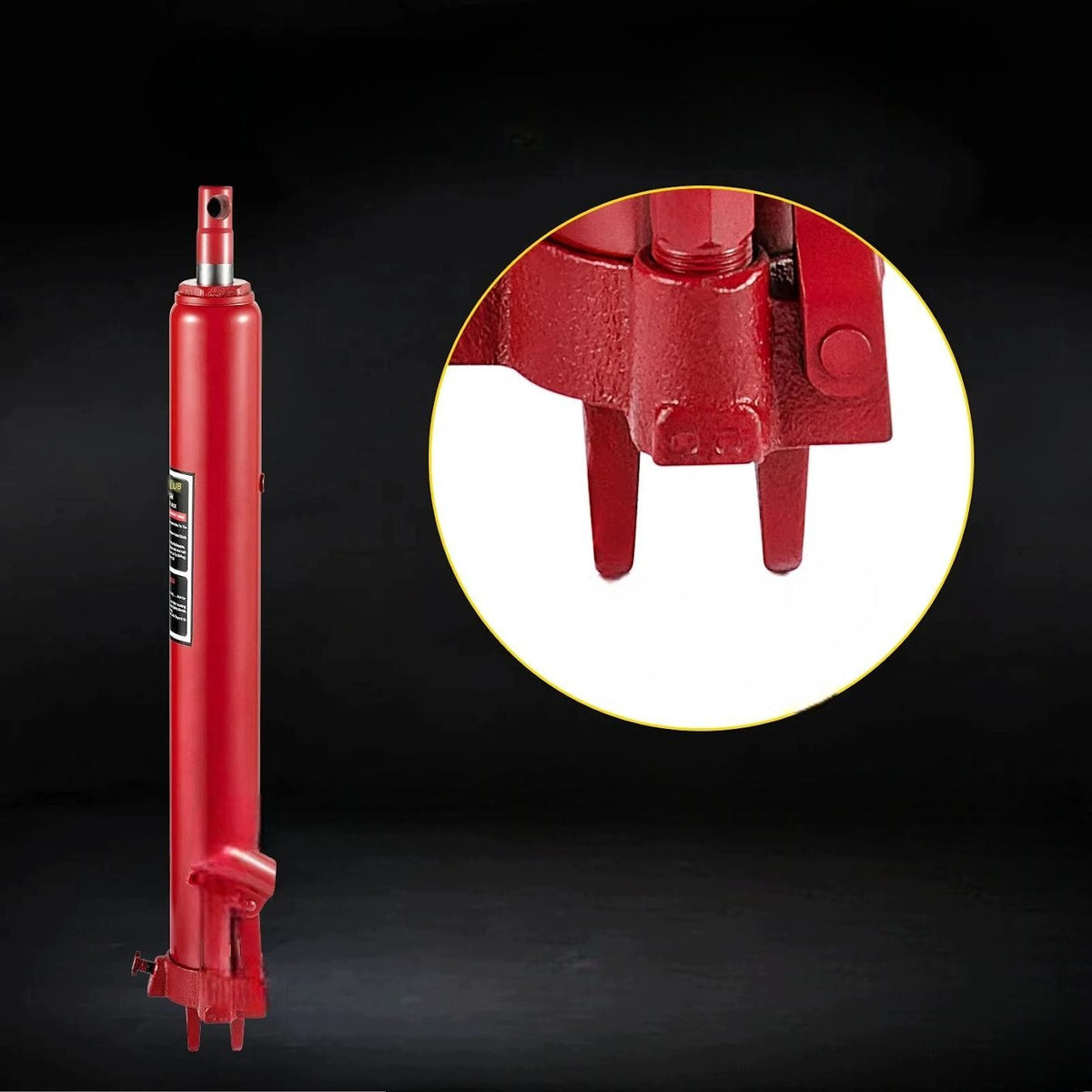Hydraulic bottle lifter 8 t red premium single pump steel Manufacturer code 5907021477918