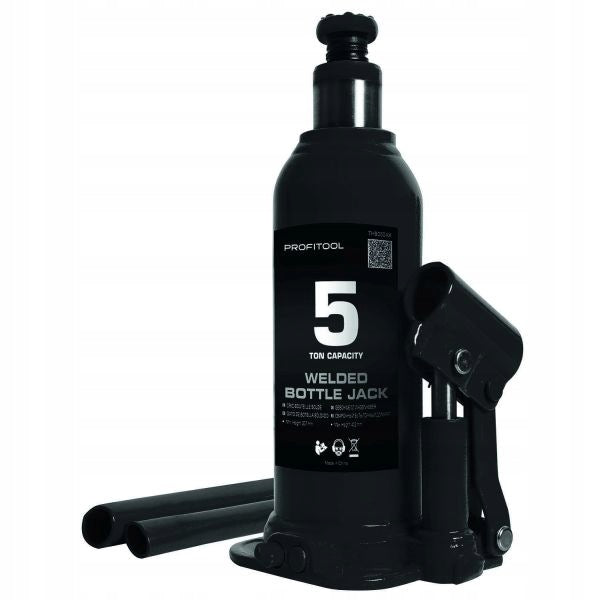 Hydraulic bottle lifter, lifting capacity 5000kg, minimum height