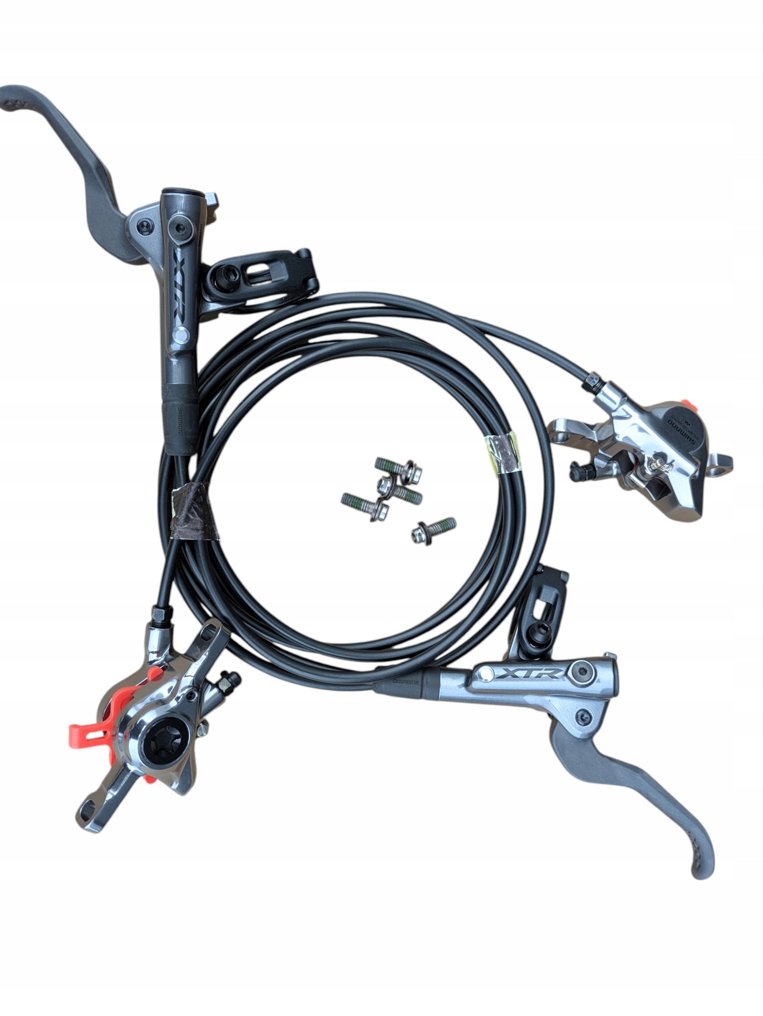 Hydraulic brake Shimano XTR BR-M9100/BL-M9100 850mm/1700mm set. Manufacturer code IM9100BLM9100PA