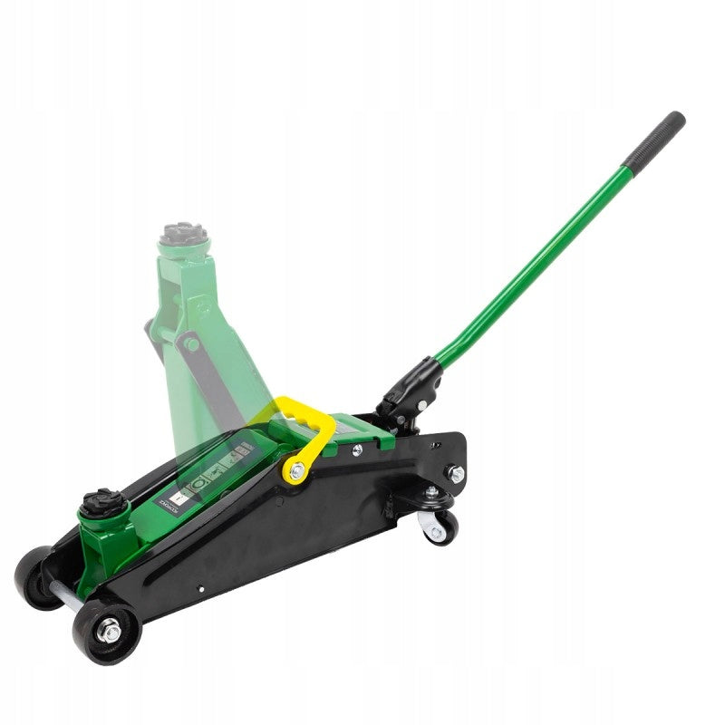 Hydraulic jack 2T frog + rubber Product weight with unit packaging 12 kg