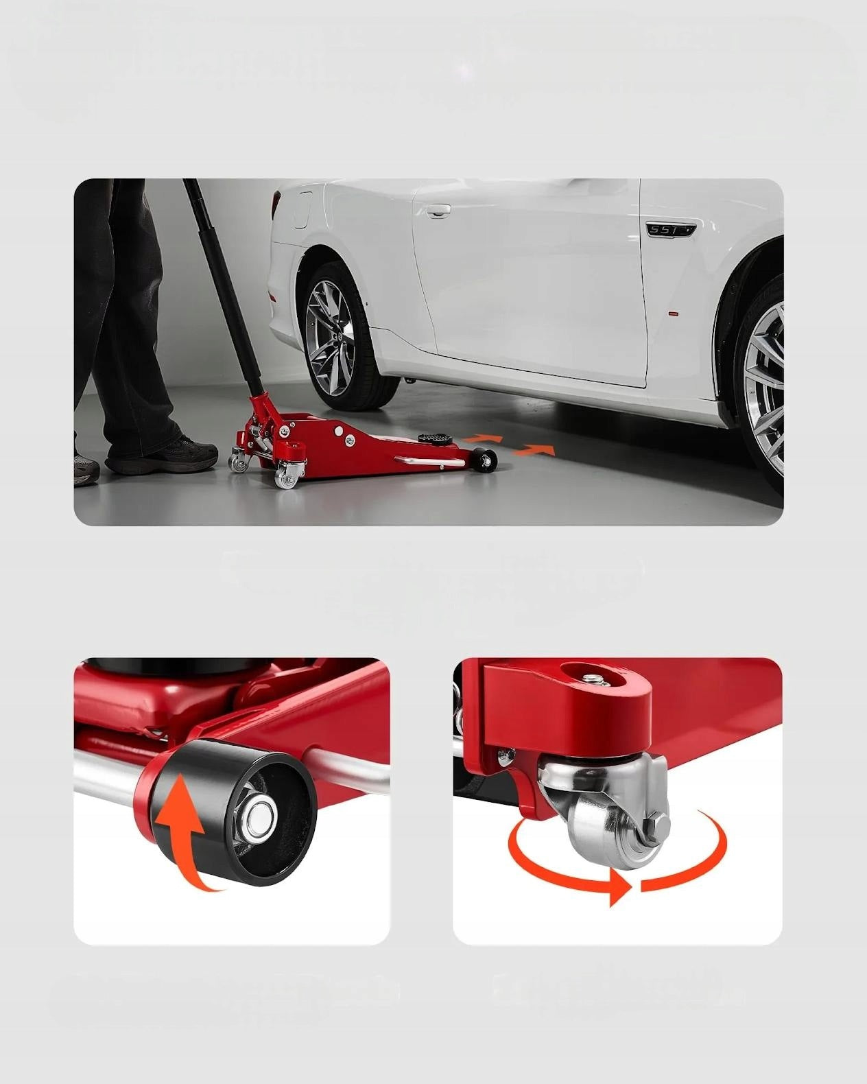 Hydraulic lift 3 t low profile aluminum premium 85 - 515 mm Manufacturer code 5907021476652