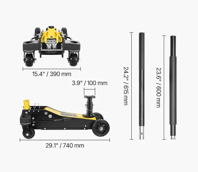 Hydraulic lift 3 t strong aluminum steel double piston pump SUV4x4 Brand no brand