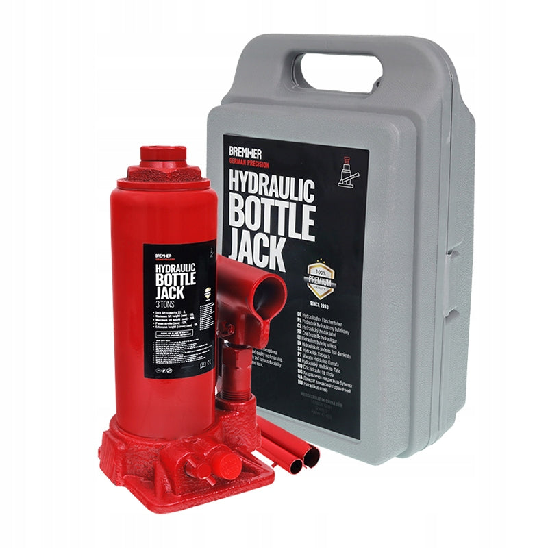 Hydraulic lift 3t, 1-piston hmin=195mm, hmax=385mm, plastic