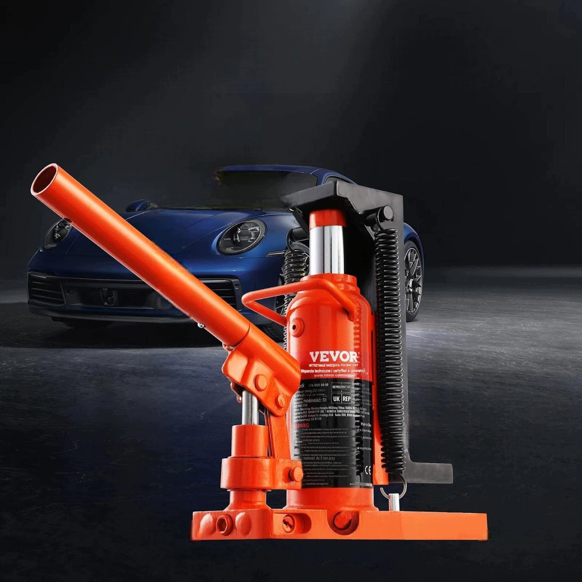 Hydraulic lift powerful 2,5 t workshop car pneumatic 5 t Minimum lifting height 20 mm