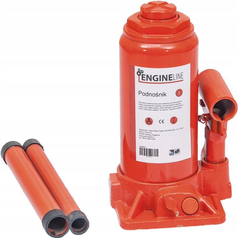 Hydraulic workshop bollard lift H = 200-390 mm lifting capacity 8 t 6518