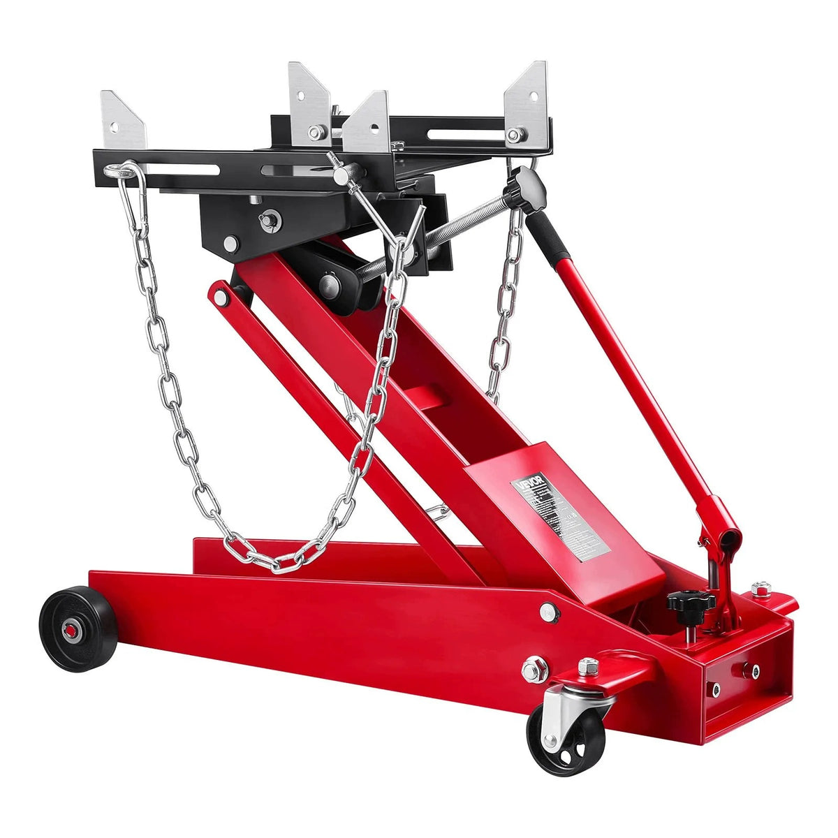 Hydraulic workshop lift strong 450 kg red 16-64 cm platform