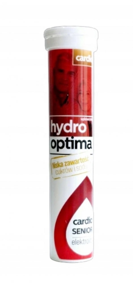HydroOptima Senior Cardio electrolytes 20 effervescent tablets 30.03.2027r.