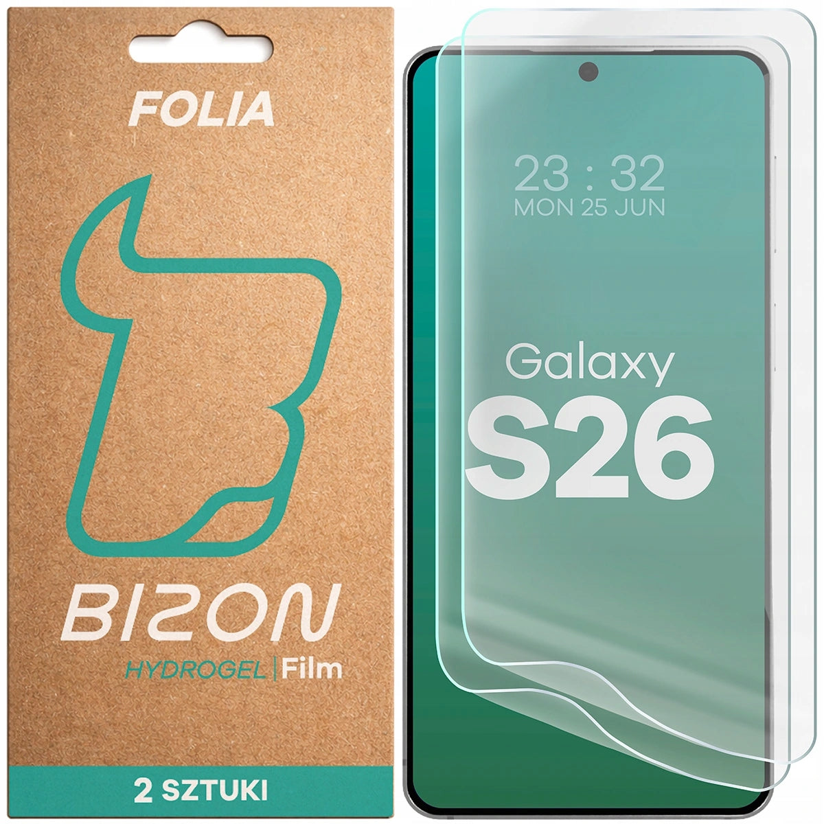 Hydrogel film for screen Bizon for Galaxy S26, foil, 2 pcs