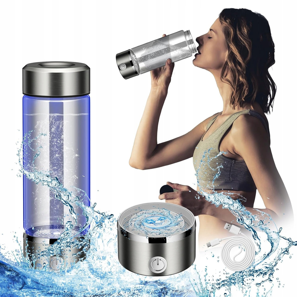 Hydrogen Water Generator Hydrogen Water Bottle 420 ml