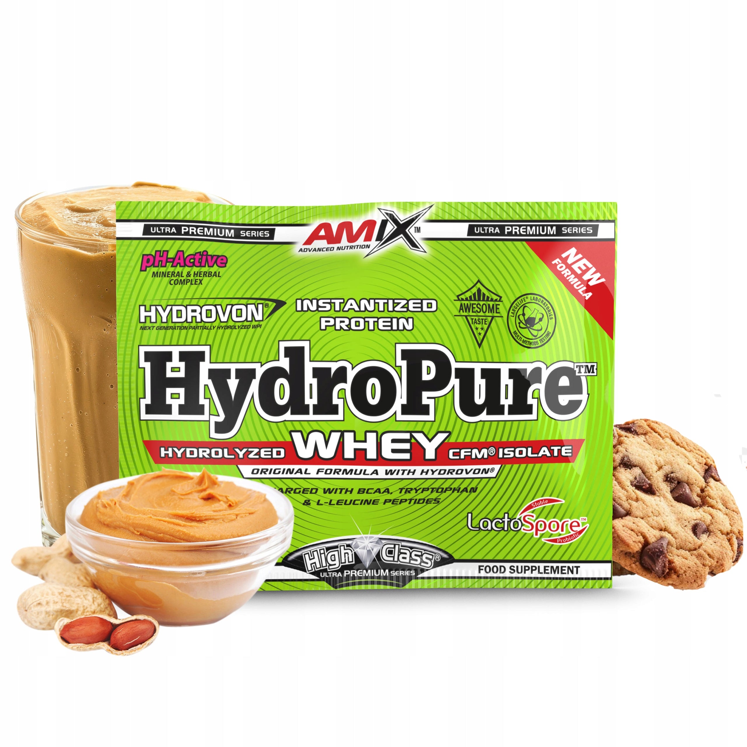 Hydrolyzate Protein Whey Isolate CFM Sachets Amix Sugar Free 33g PROTEIN