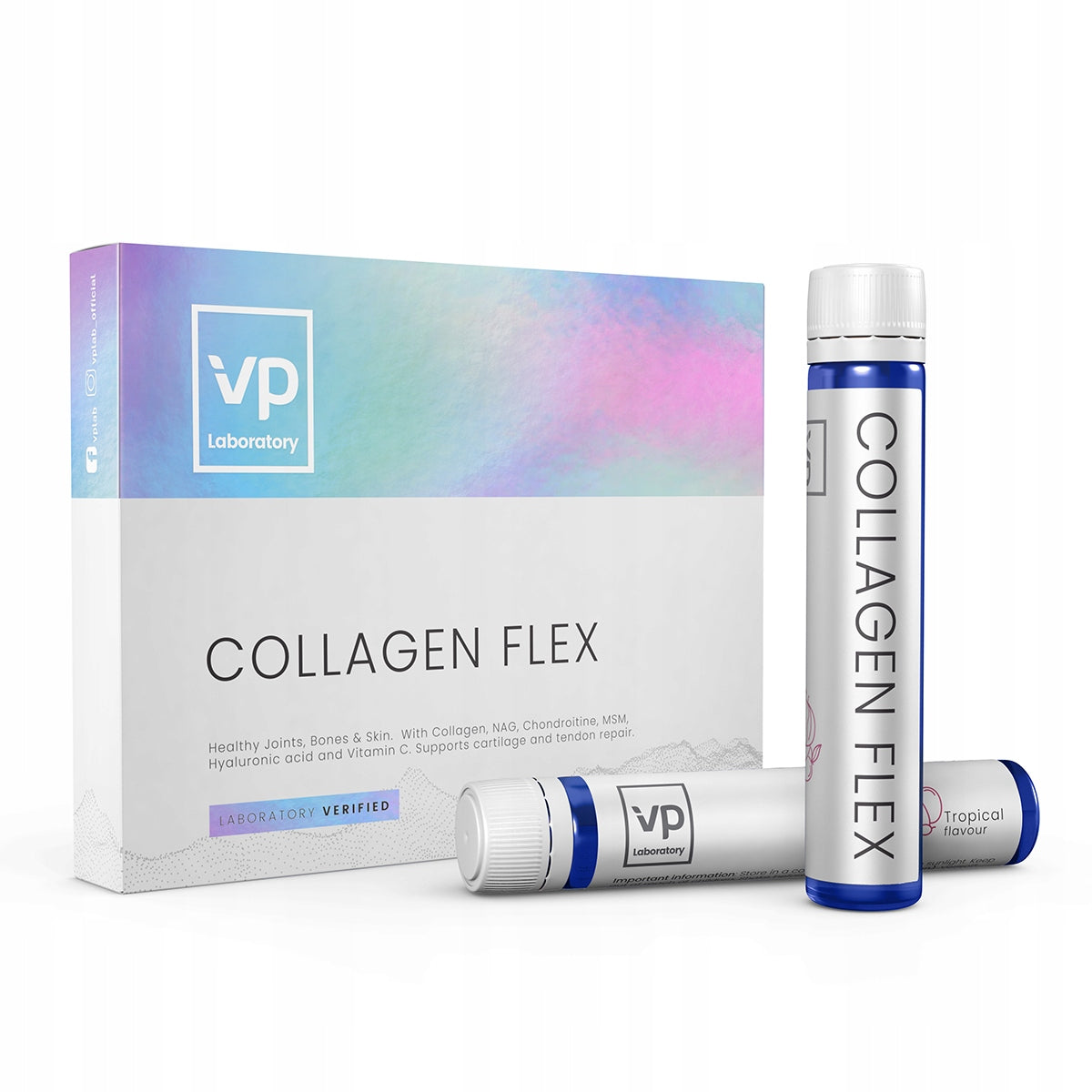 Hydrolyzed Collagen 2000mg VPLab 7x25ml Support for Bone and Muscle Joints