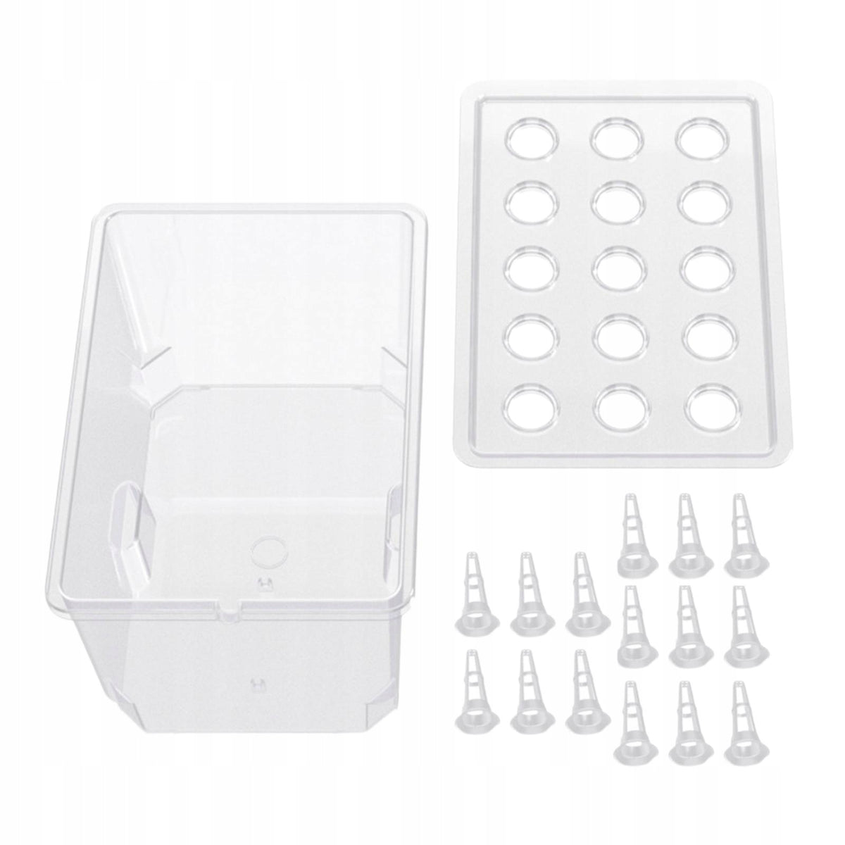 Hydroponic Growing System Kit Convenient Versatile Gardening Indoor Clear