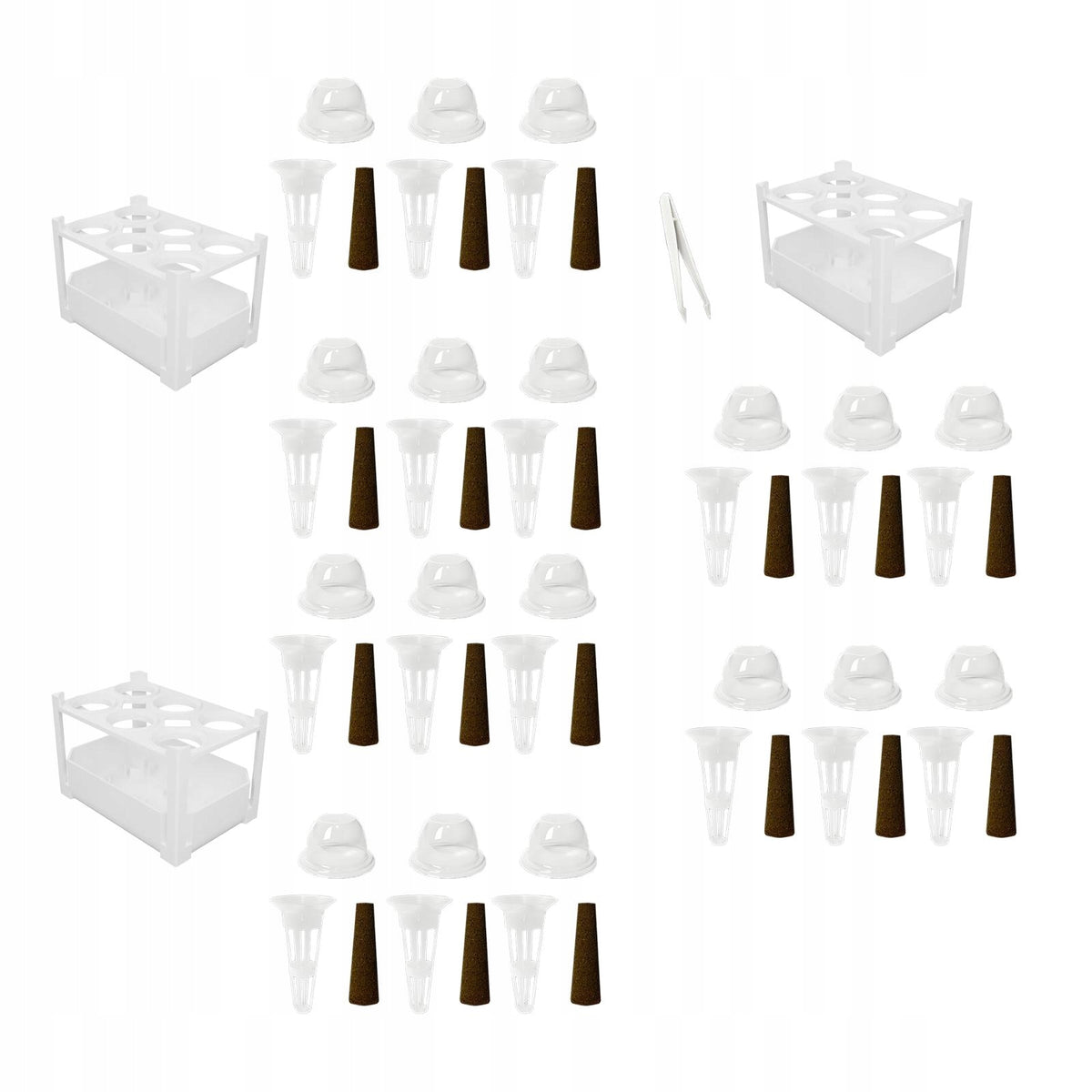 Hydroponics Growing System Kit, Easy to Use Gardening System Soilless 3 set