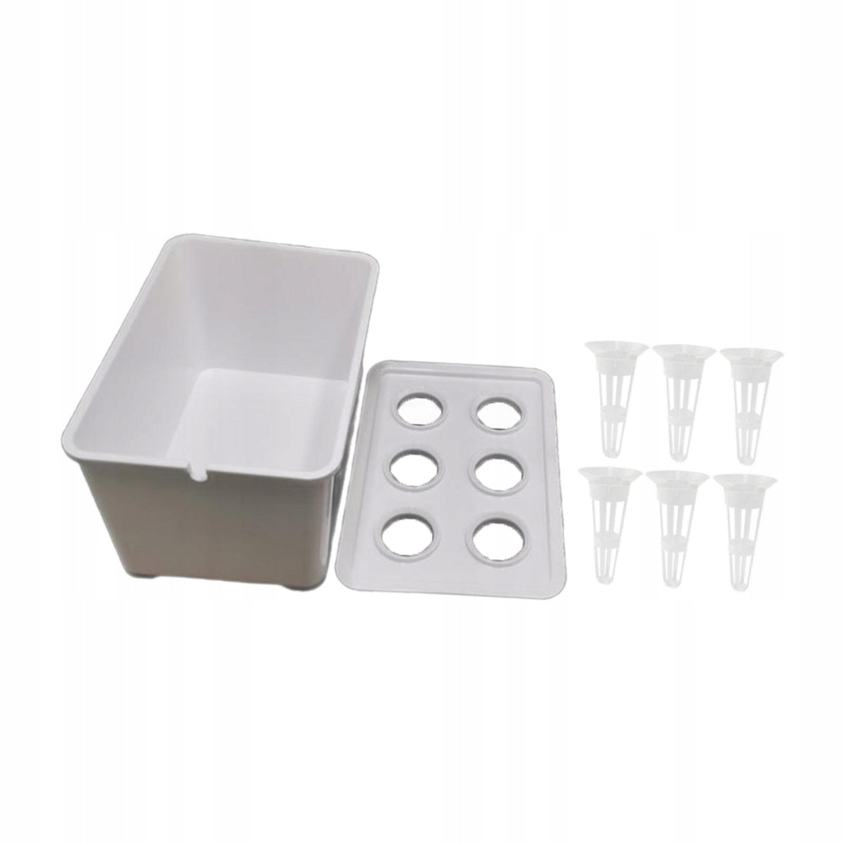 Hydroponics Growing System Kit, Hydroponics Grower Kit Easy to Use White