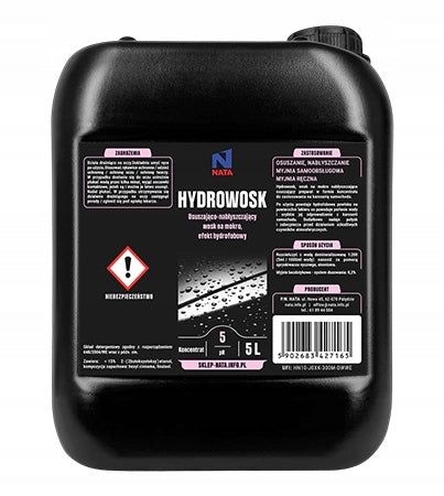 Hydrowax wet wax - concentrate 1:500 dehumidifying shiny 5l