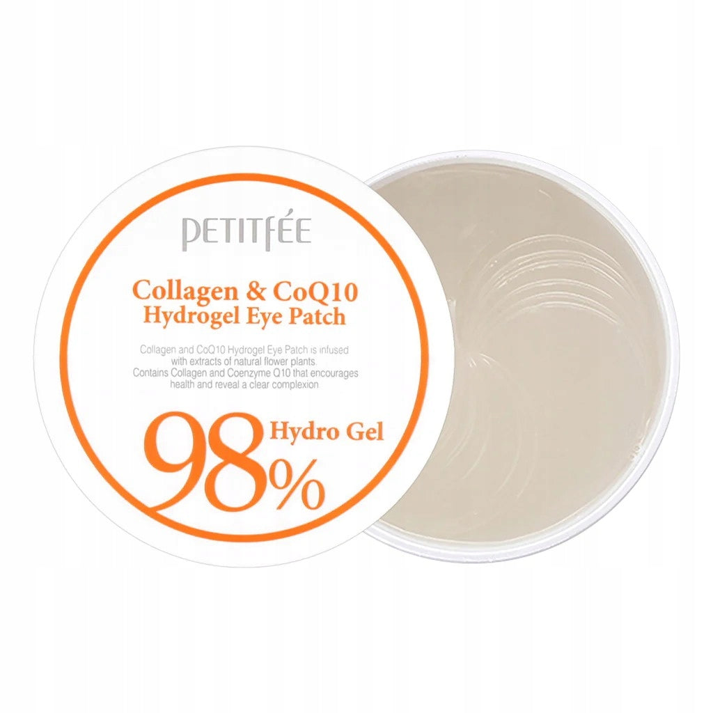 Hydrogel-Augenpads mit Kollagen Petitfee Collagen &amp; CoQ10 60 Einheiten. 