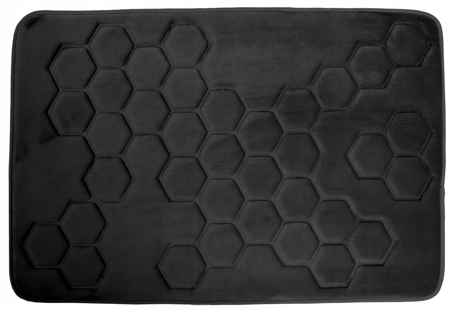 Hyggli Honey Bathroom Rug 90x60 cm Rectangular Black 70-088