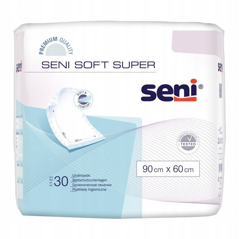 Hygiene foundations Seni Soft Super 60x90cm 30pcs