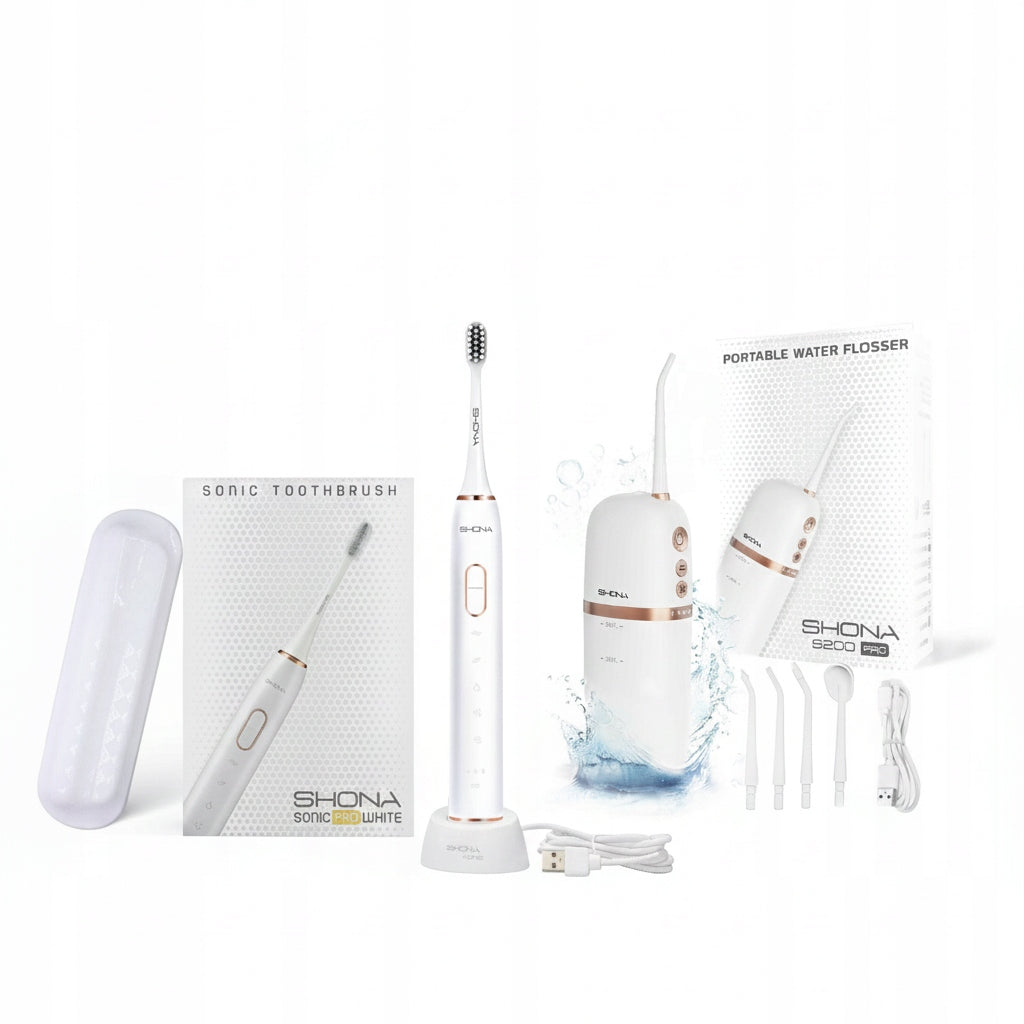 Hygiene kit Shona - Sonic toothbrush + Irrigator and end set