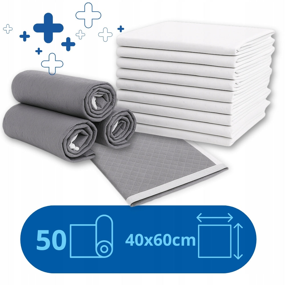Hygiene pads absorbent mats for bed changing table carpet strong 60x40 50sz Packaging status original