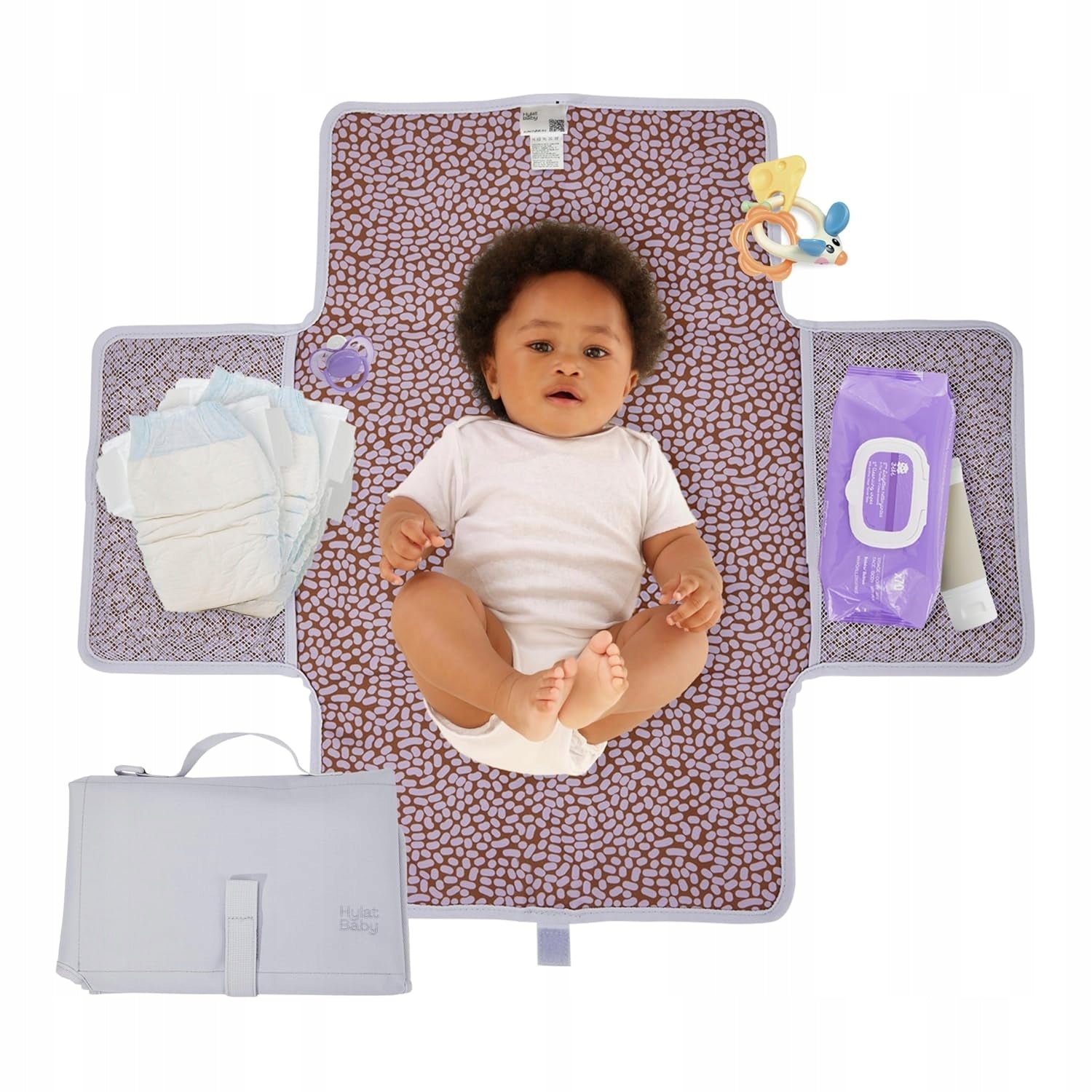 Hylat Baby Lilac Travel Changing Table