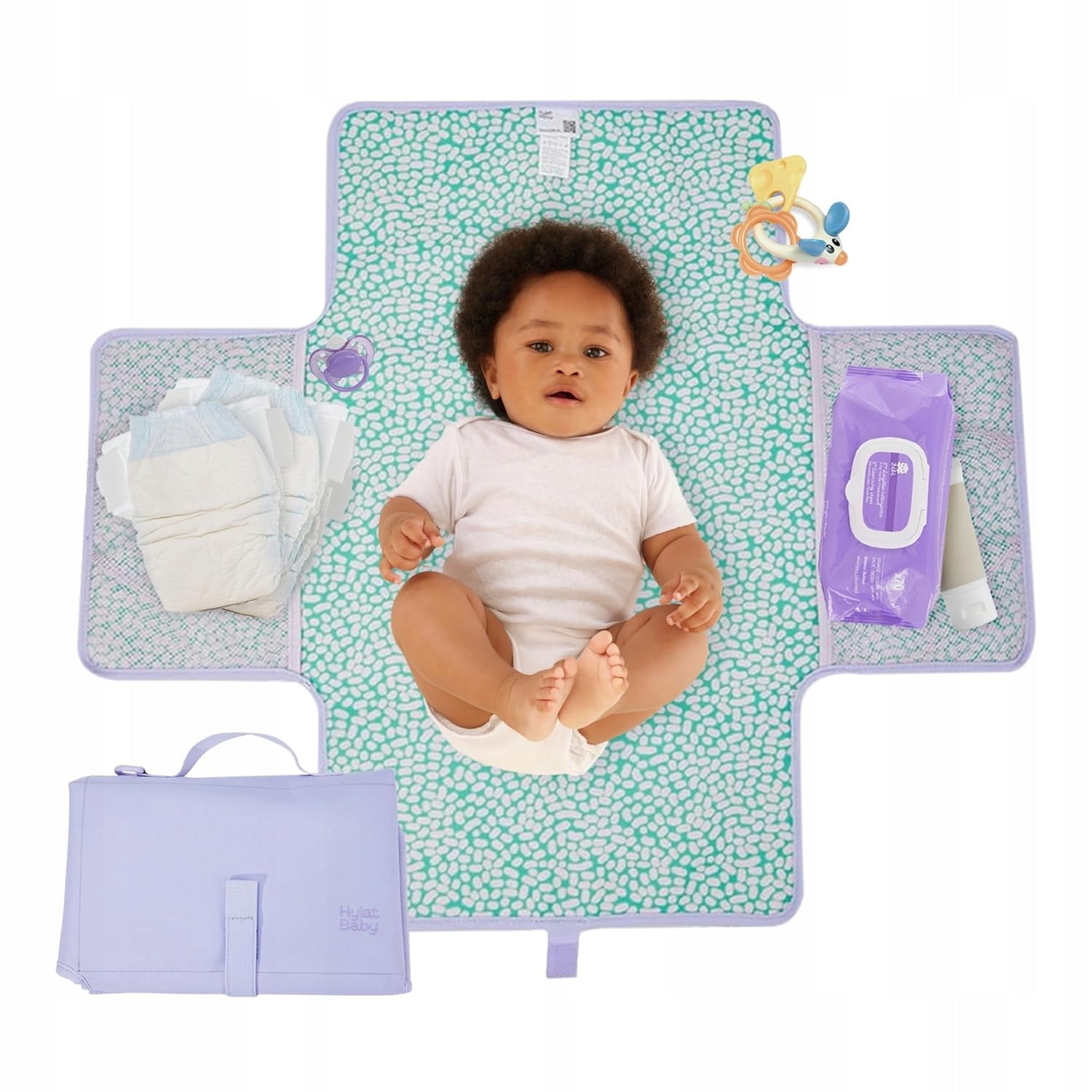 Hylat Baby Purple Travel Changing Table