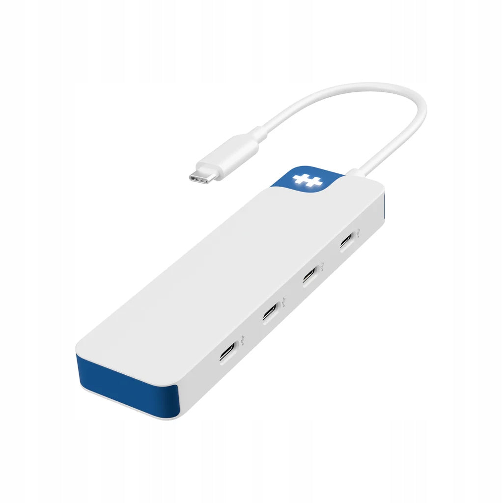 Hyper Hyper Drive Flex 4 Port USB-C Hub, Blue | Hyper