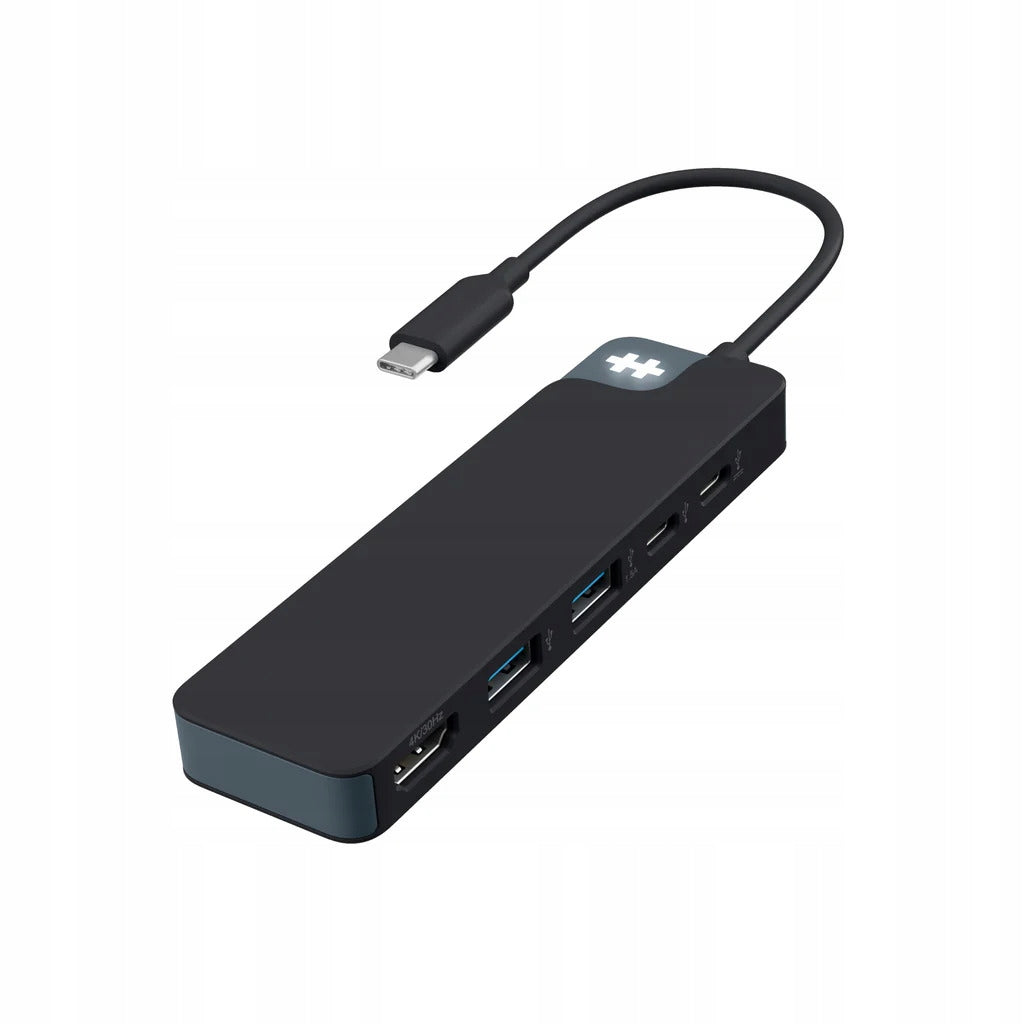 Hyper Hyper Drive Flex 5 Port USB-C Hub, Black | Hyper