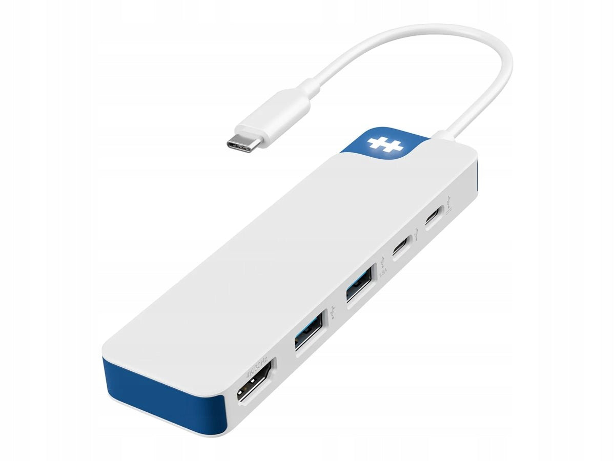 Hyper Hyper Drive Flex 5 Port USB-C Hub, Blue | Hyper
