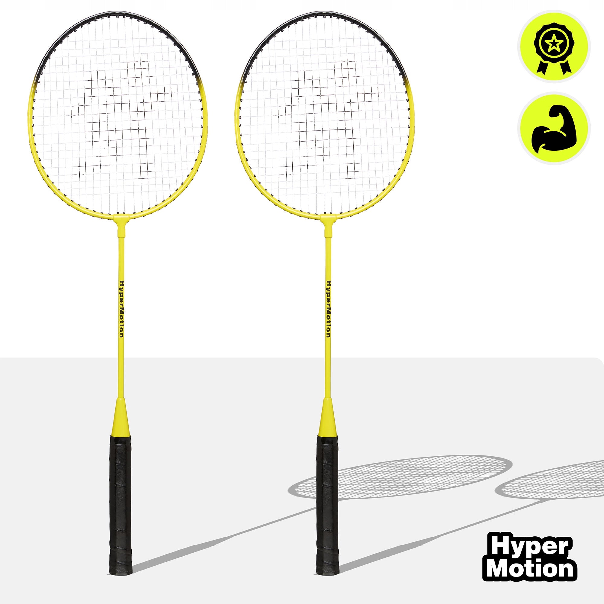HyperMotion badminton set with net and cover – 2 rackets, 3 shuttlecocks Packaging status original