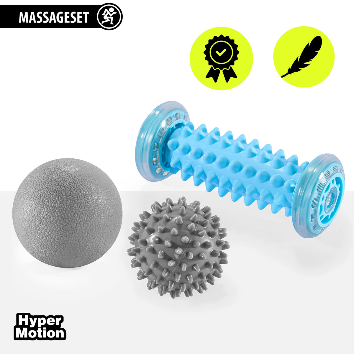 HyperMotion massage set - balls + foot roller Packaging status original