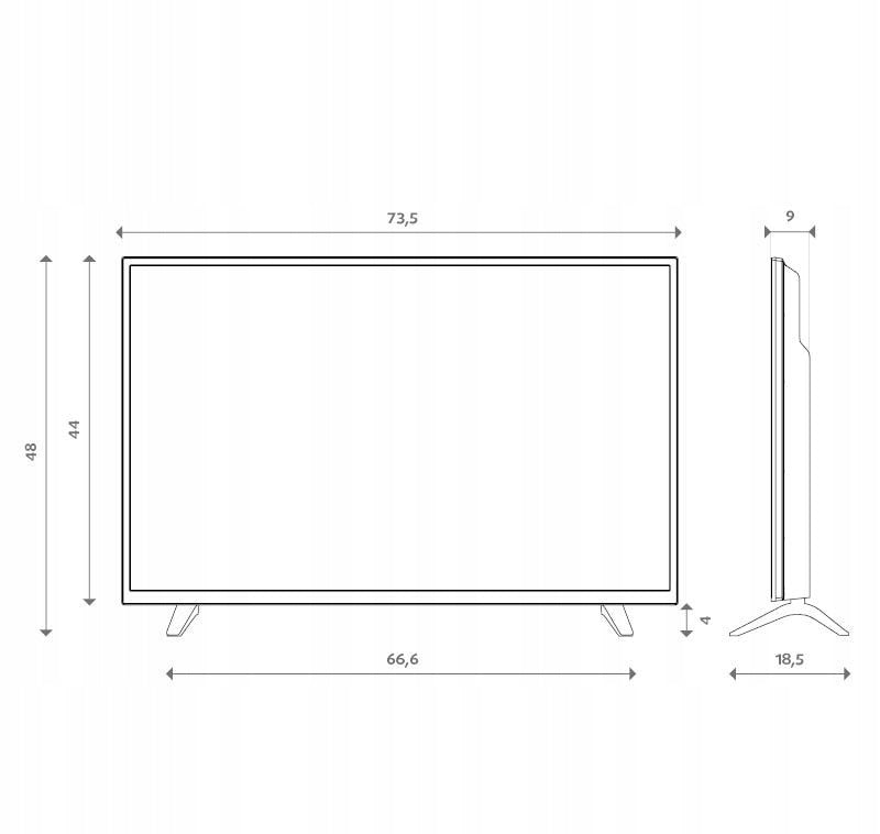 Hyundai HD 32'' Android Wi-Fi Bluetooth TV - HLA32339 Refresh rate 60 Hz