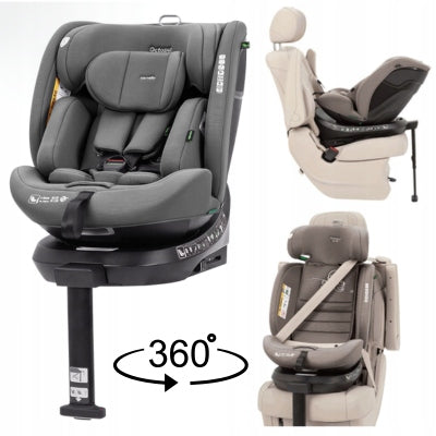 I-SIZE CAR SEAT R-129 0-36KG SPS SWIVEL 360° 40-150CM