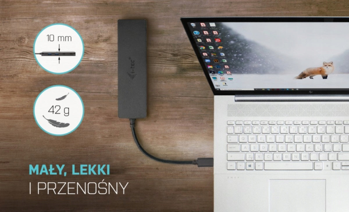 I-TEC Hub USB-A/USB-C Metal 2x USB 3.0 + 2x USB-C (10 Gbps) Manufacturer code C31HUBMETAL2A2C