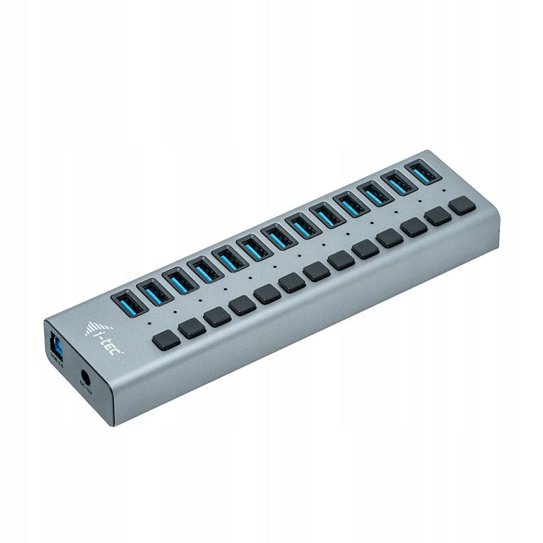 I-TEC USB3.0 Hub with Charging, 13 Ports, 60W Power Adapter