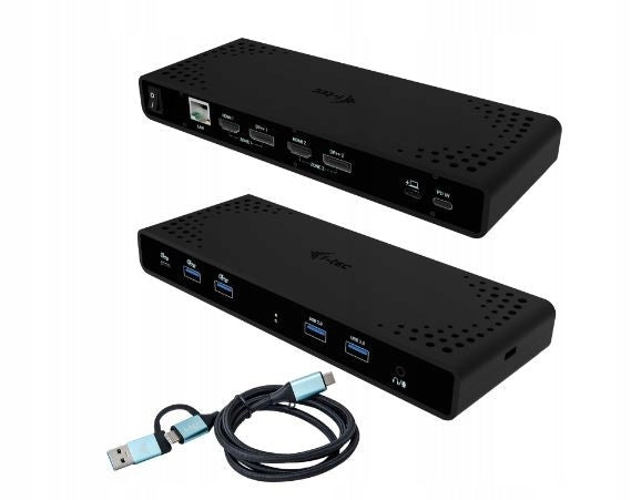 I-TEC Universal Dual 4K Display Power Delivery 85W Docking Station