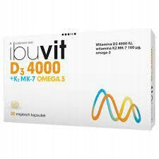 IBUVIT D3 4000IU+K2 MK-7+OMEGA3 VITAMIN D3 K2 30CAPS BONE HEART IMMUNITY Medical device no