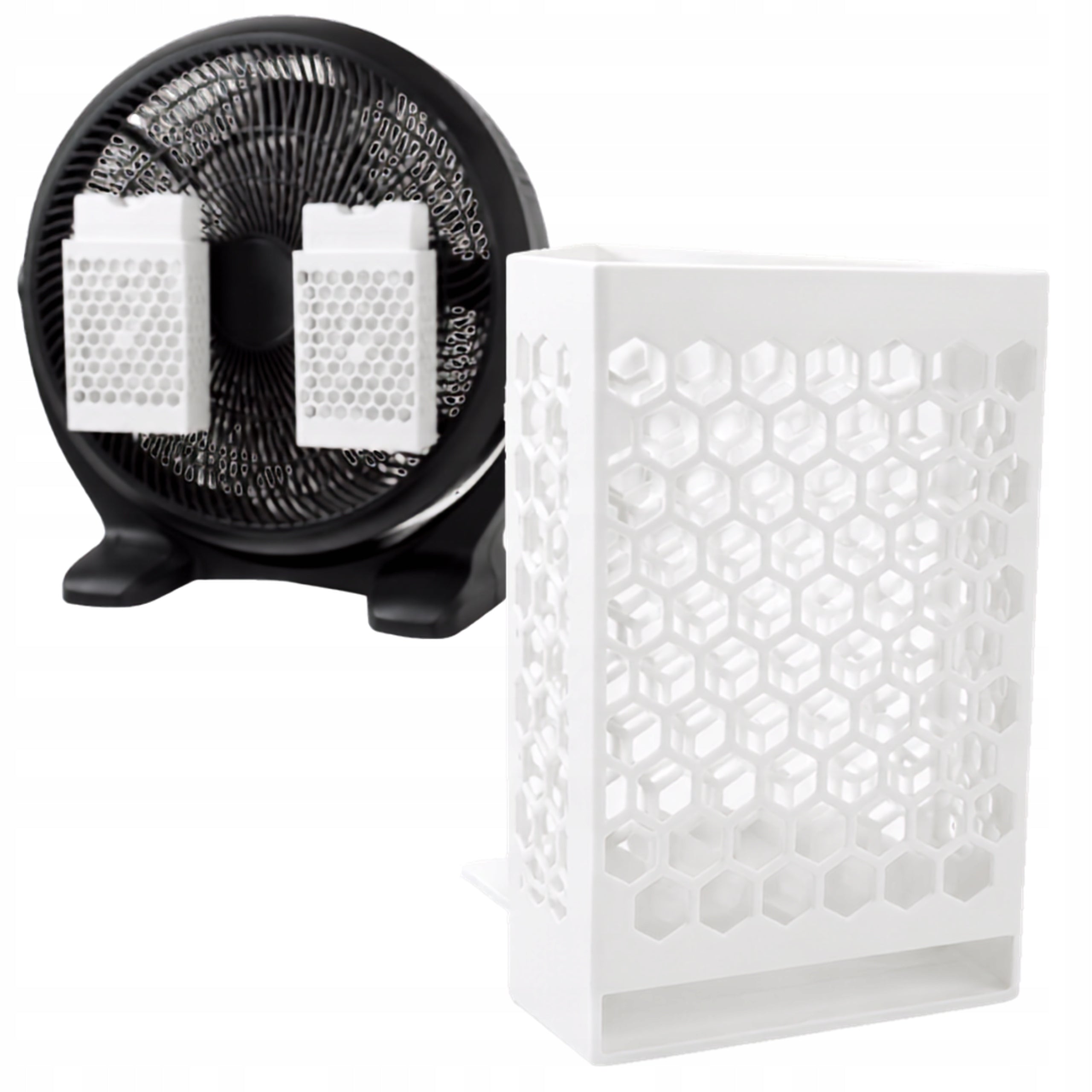 ICE COOLING CARTRIDGE HOLDER FOR FAN WINDMILL AIR CONDITIONER