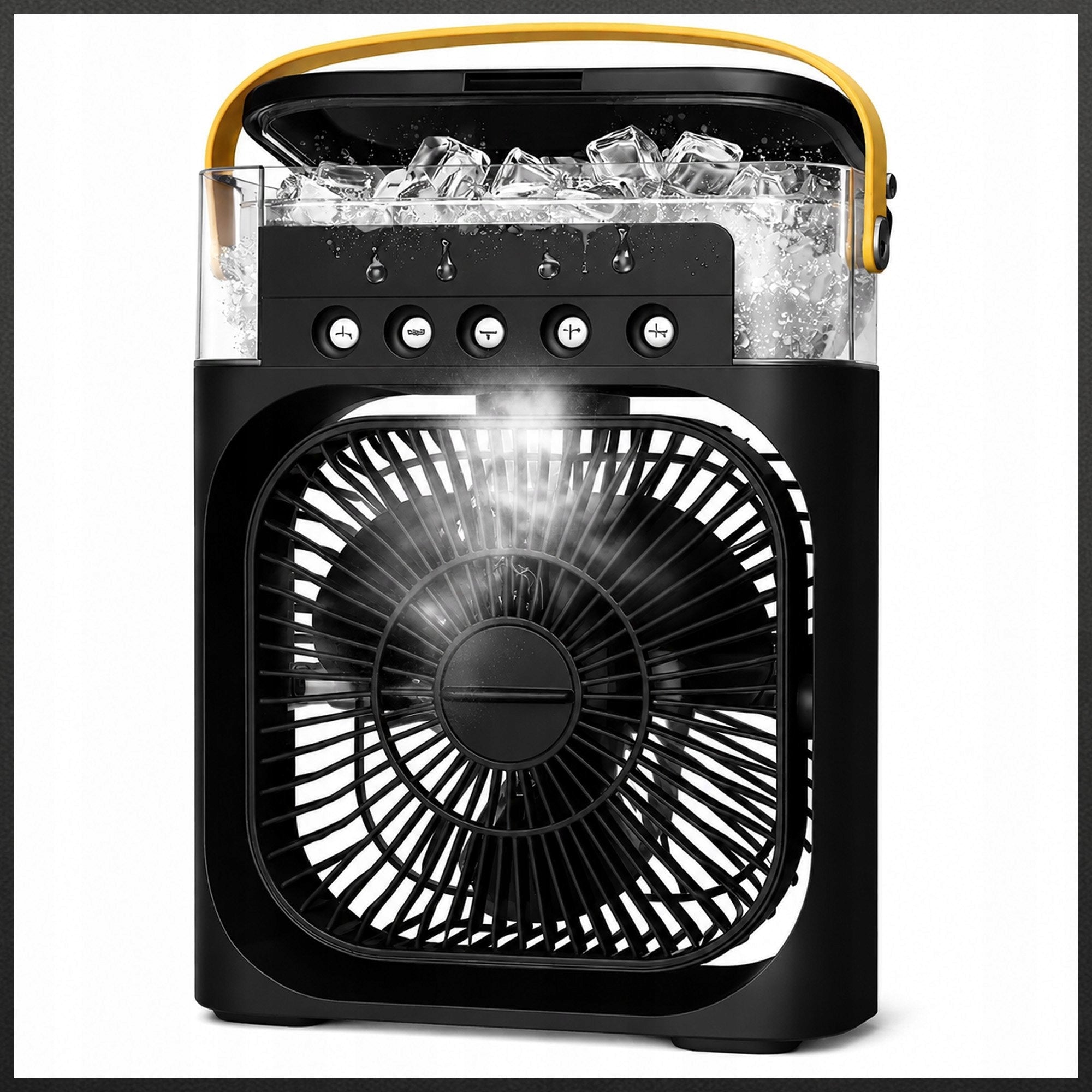 ICE CUBE AIR CONDITIONER WATER USB FAN COOLING HUMIDIFICATION Model #13328
