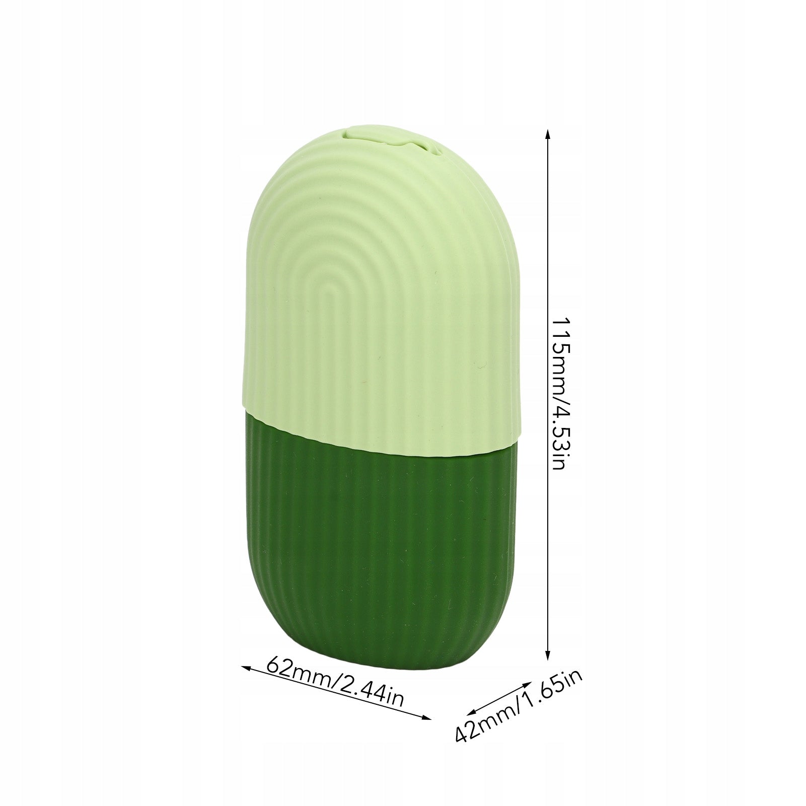 ICE FACE MASSAGER COOLING SILICONE ICE MOLD FOR FACE GREEN Color black