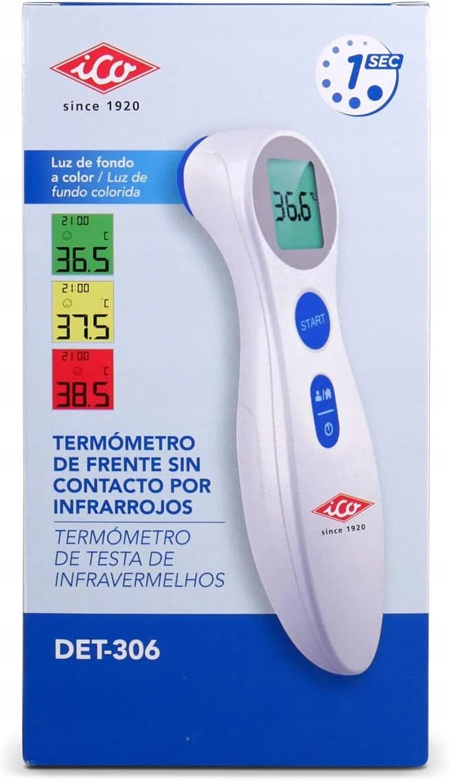 ICO DET-306 Non-contact Digital Thermometer Manufacturer code ET-306