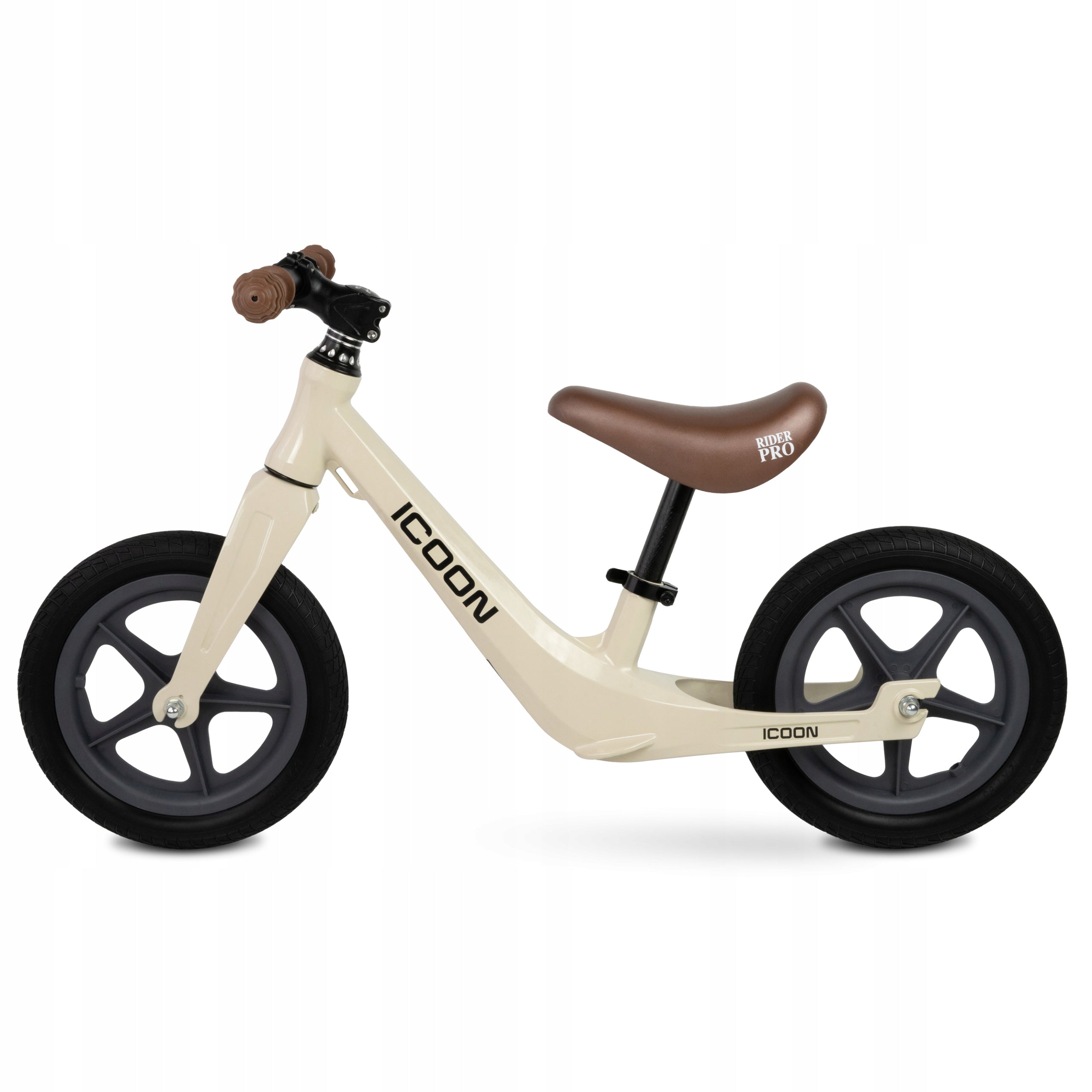 ICOON Magnesium balance bike 12” light 3,1kg PU wheels for children 2+ beige Packaging status original