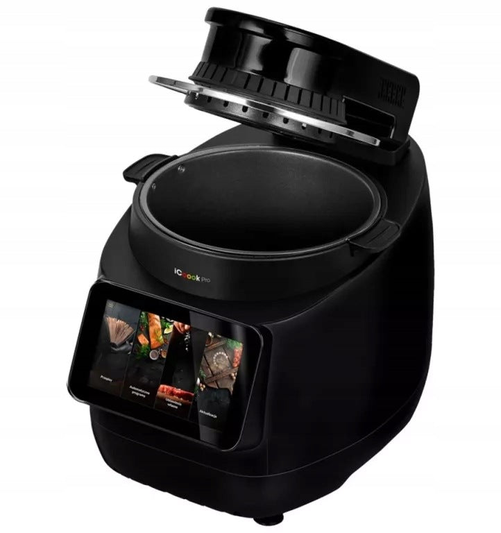 ICOOOK PRO MRK-58 (WIFI) FOOD PROCESSOR WITH WEIGHT AND AIR FRYER FUNCTION Dominant color black
