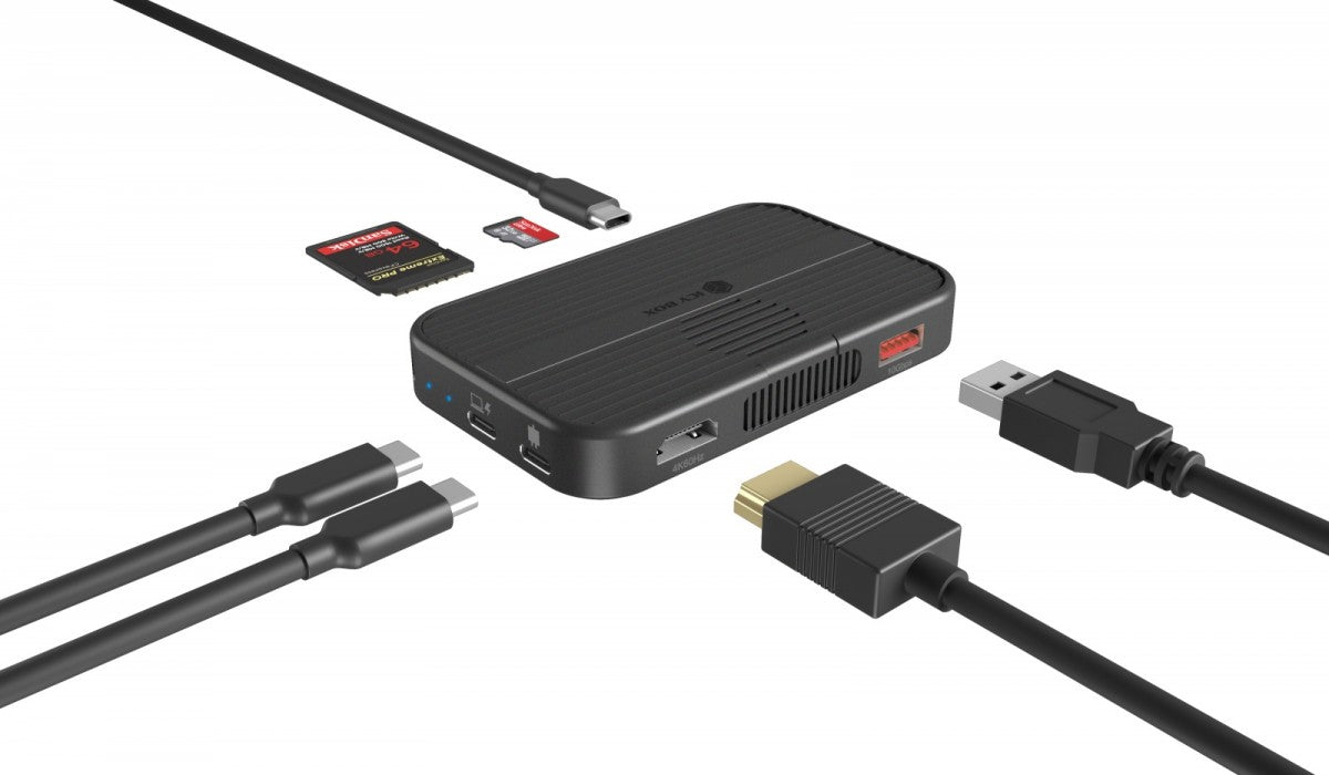 ICY BOX 7in1 magnetic M.2 NVMe and SATA SSD HDMI 4K 60 Hz PD 3.0 Manufacturer IcyBox