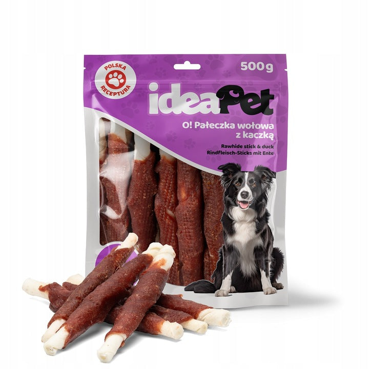 IDEA PET O! BEEF STICK WITH DUCK 500G