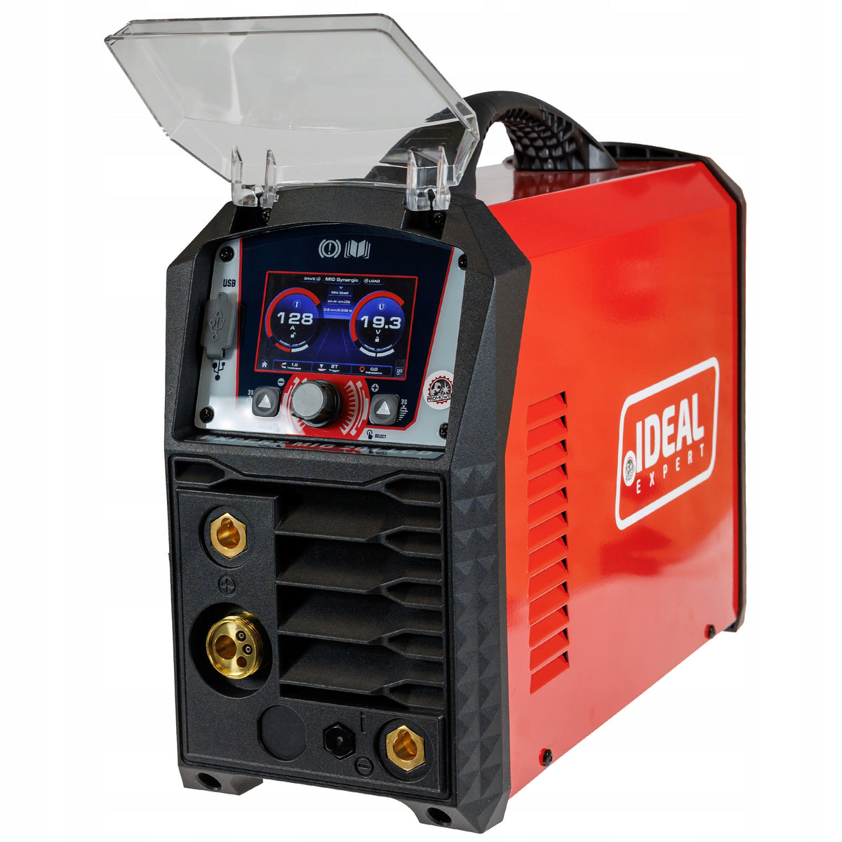 IDEAL EXPERT 201 LCD MIG/MAG/MMA/TIG SYNERGY SOLDERING, FLUX WITHOUT GAS Brand IDEAL