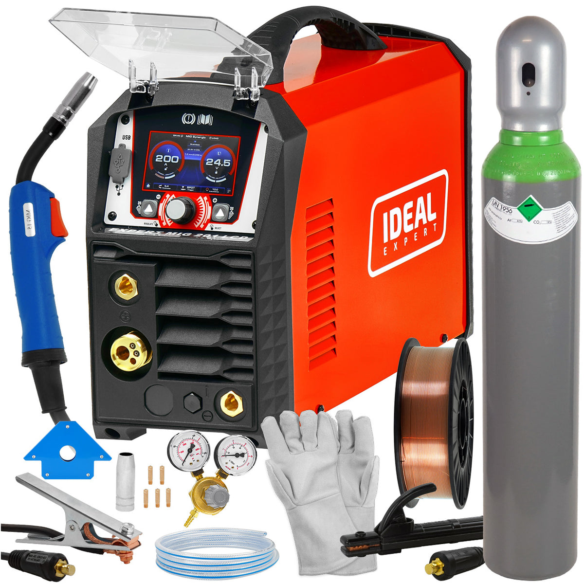 IDEAL EXPERT MIG 201 MAG MMA TIG 2T/4T Synergy 200A