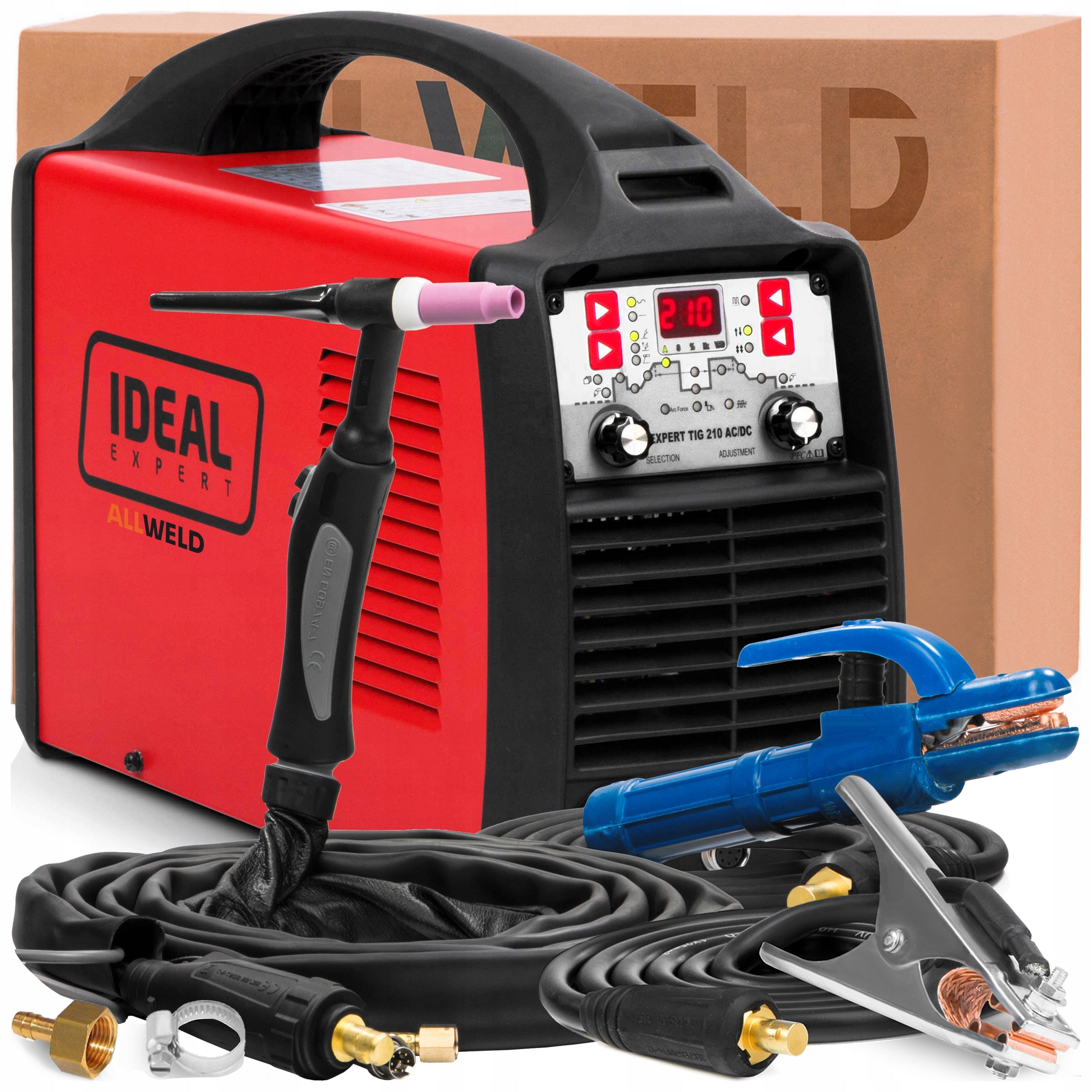 IDEAL EXPERT TIG 210 AC DC PULS MMA WELDING MACHINE 230V 210A HF LIFT IGBT PFC